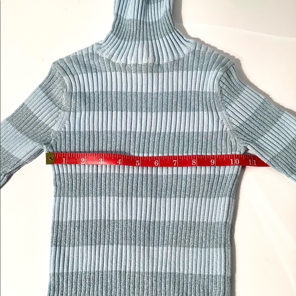 Cherokee Power Blue Sparkly Turtleneck Girl Size S - Picture 8 of 10